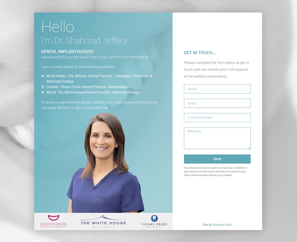 Dentist Web Design