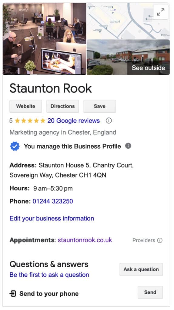 Local Search SEO Chester